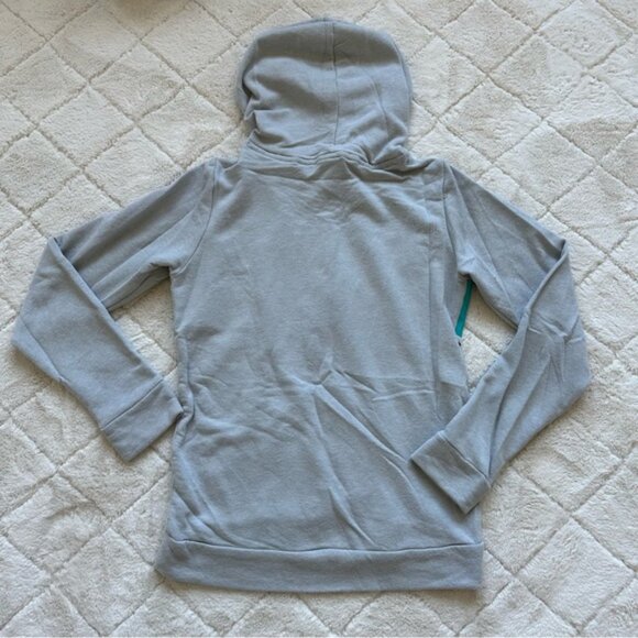 Victoria's Secret PINK | Gray Crossover Funnel Neck Hoodie | Size Extra Small - Picture 7 of 12
